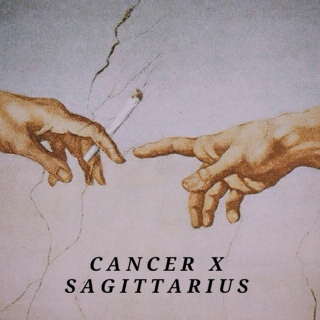 cancer x sagittarius 