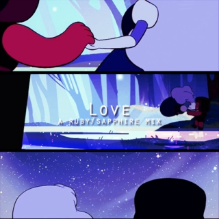 Love : a ruby/sapphire mix