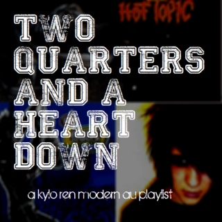 two quarters and a heart down