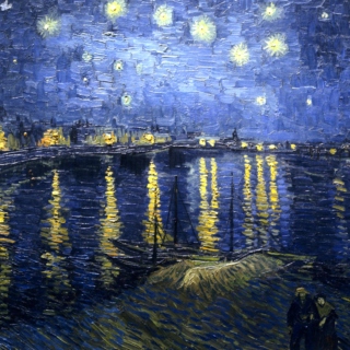  Starry Night Over the Rhone 