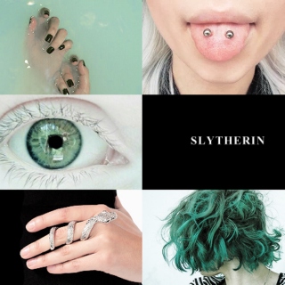 the girl with the green hair