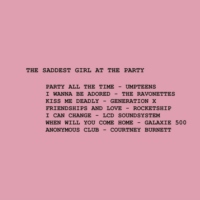 the saddest girl at the party