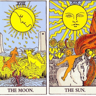 the sun and the moon