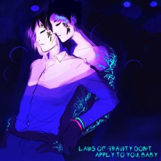 Laws of gravity don't apply to you, baby [fic playlist]