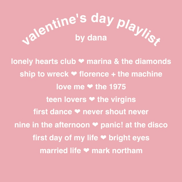 valentine's day playlist