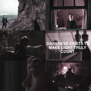 Darkness exists to make light truly count 