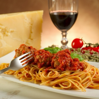 Pasta and Red Wine
