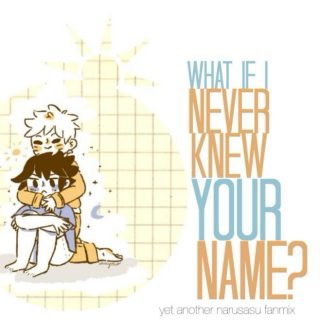 what if i never knew your name?