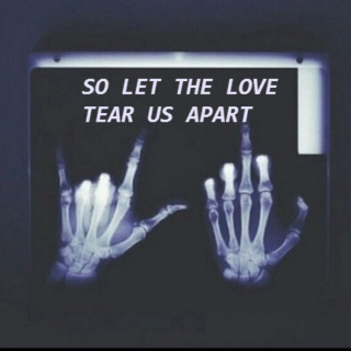 so let the love tear us apart