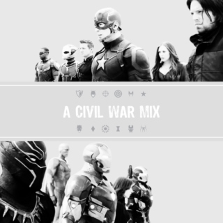 Team Cap + Team Iron Man - A Civil War Mix