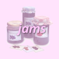jams {strawberry flavored}