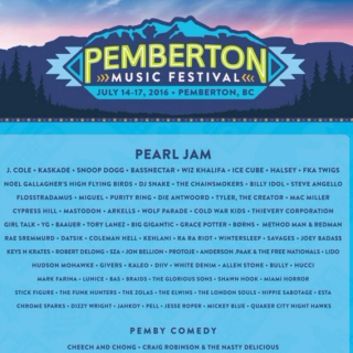 Pemberton Festival 2016