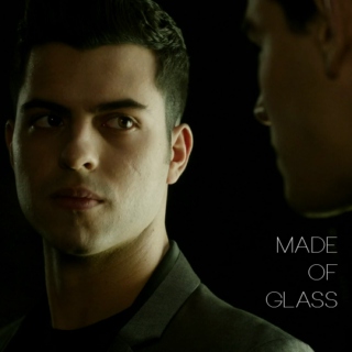 made of glass