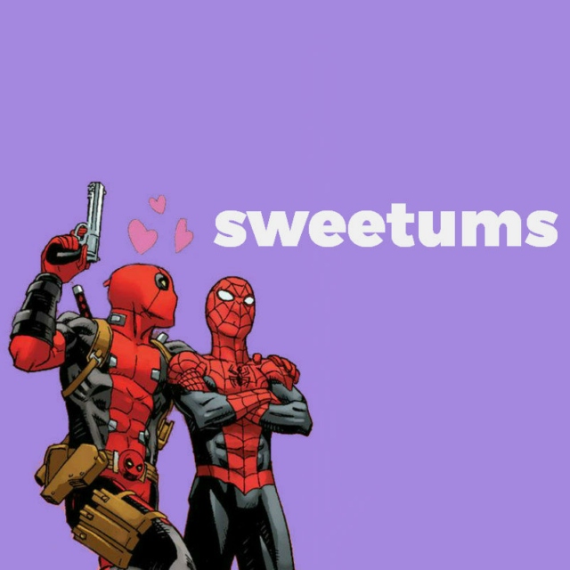 sweetums: a totally serious spideypool mix
