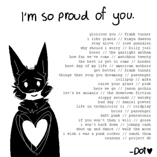 i'm so proud of you.
