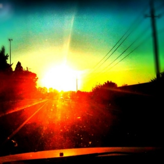 Driving Into The Sun
