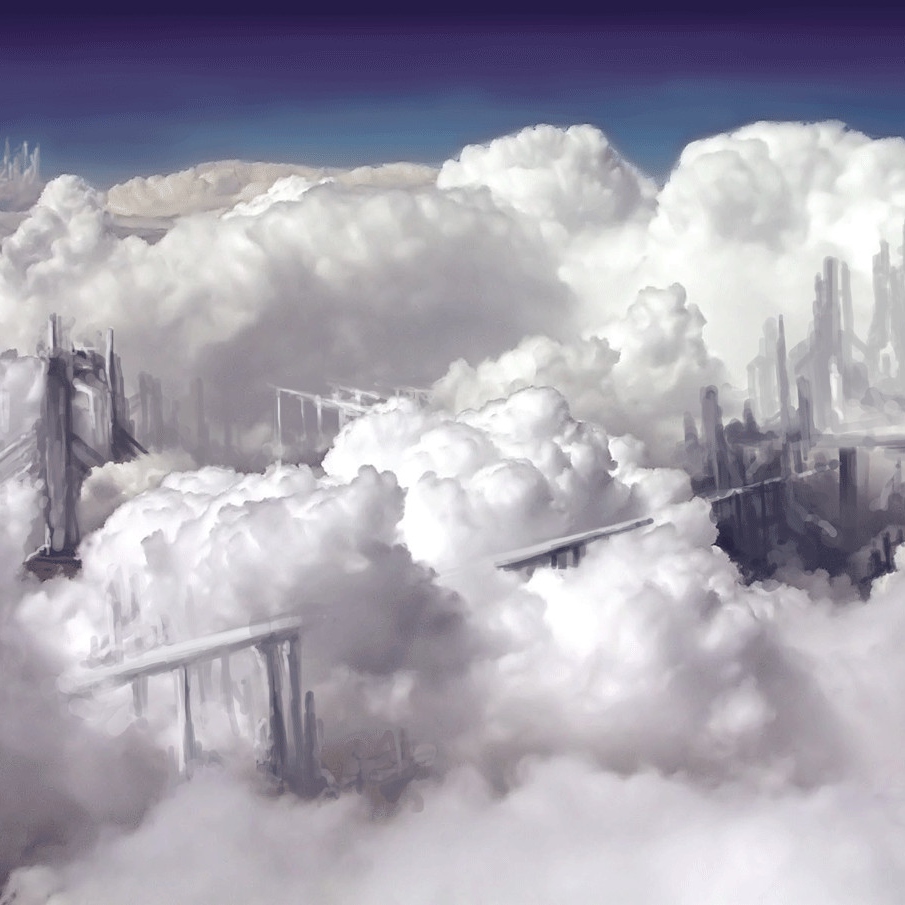 Город облаков коды. Облачный город. Город из облаков. Облачный город внутри. Город в облаках Звездные войны.