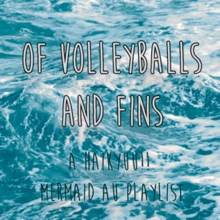 of volleyballs and fins