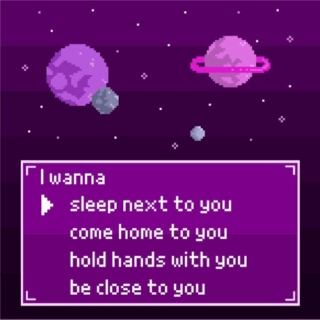i wanna sleep next to you