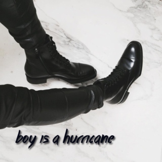 boy is a hurricane