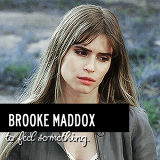 brooke maddox | to feel something.