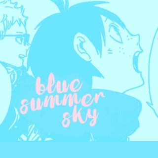 blue summer sky