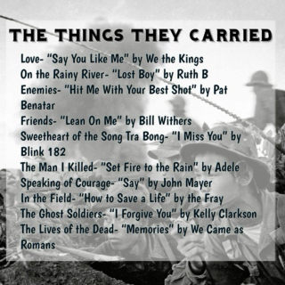 The Things They Carried Playlist