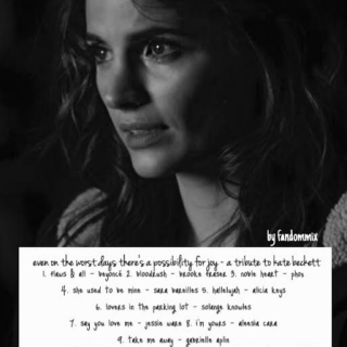 even on the worst day there's a possibility for joy - a tribute to kate beckett