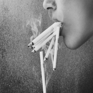 sad smokers