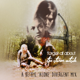forget all about the storm outside - an 'alone' divergent mix