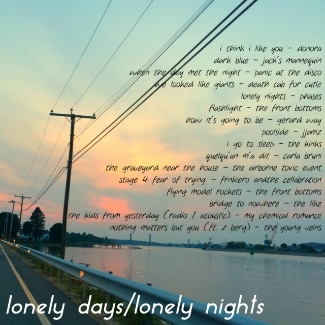 lonely days/lonely nights
