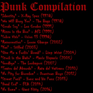 punk compilation 