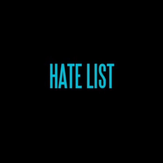 hate list.