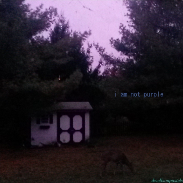 // i am not purple //