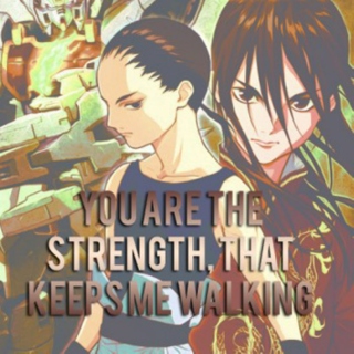 You are the strength that keeps me walking - Wufei/Melian mix