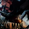 boy; gun man.
