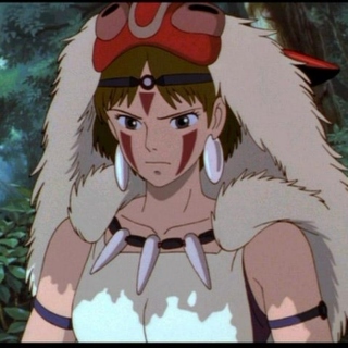 studying between the wolves with princess mononoke