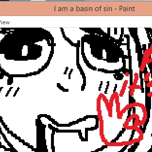 I am a basin of sin