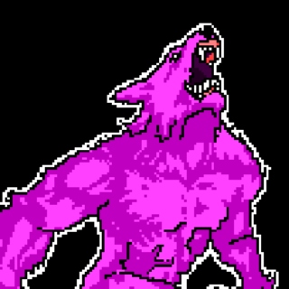 Pink Arcade Werewolf