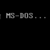 Welcome to MS-DOS.