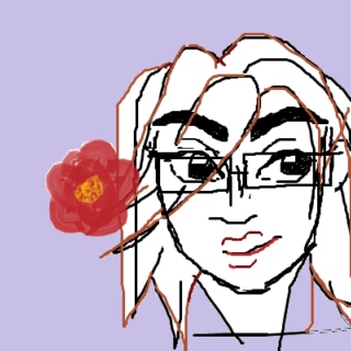 tom, as drawn on a laptop trackpad