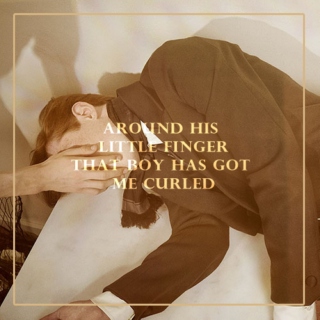 around his little finder, that boy has got me curled