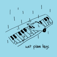 wet piano keys
