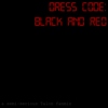 dress code: black and red