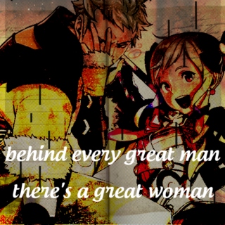 behind every great man