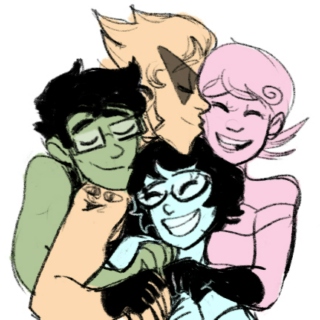 sometimes a family is 4 best friends