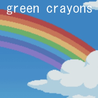 green crayons