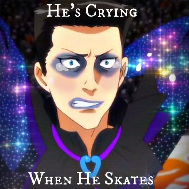 He's Crying When He Skates