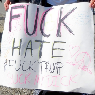 ☮ Fuck Hate ♥ Love Wins ♥ #FuckTrump ♥ Suck My Dick ☮
