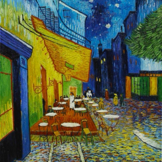 Café Terrace At Night